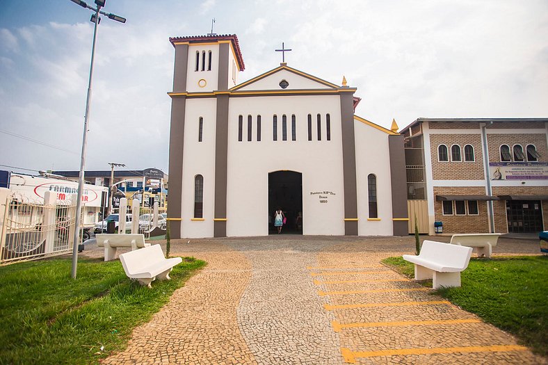 Apto140 com Roupa de Cama, Camareira, Garagem e Parque Aquát